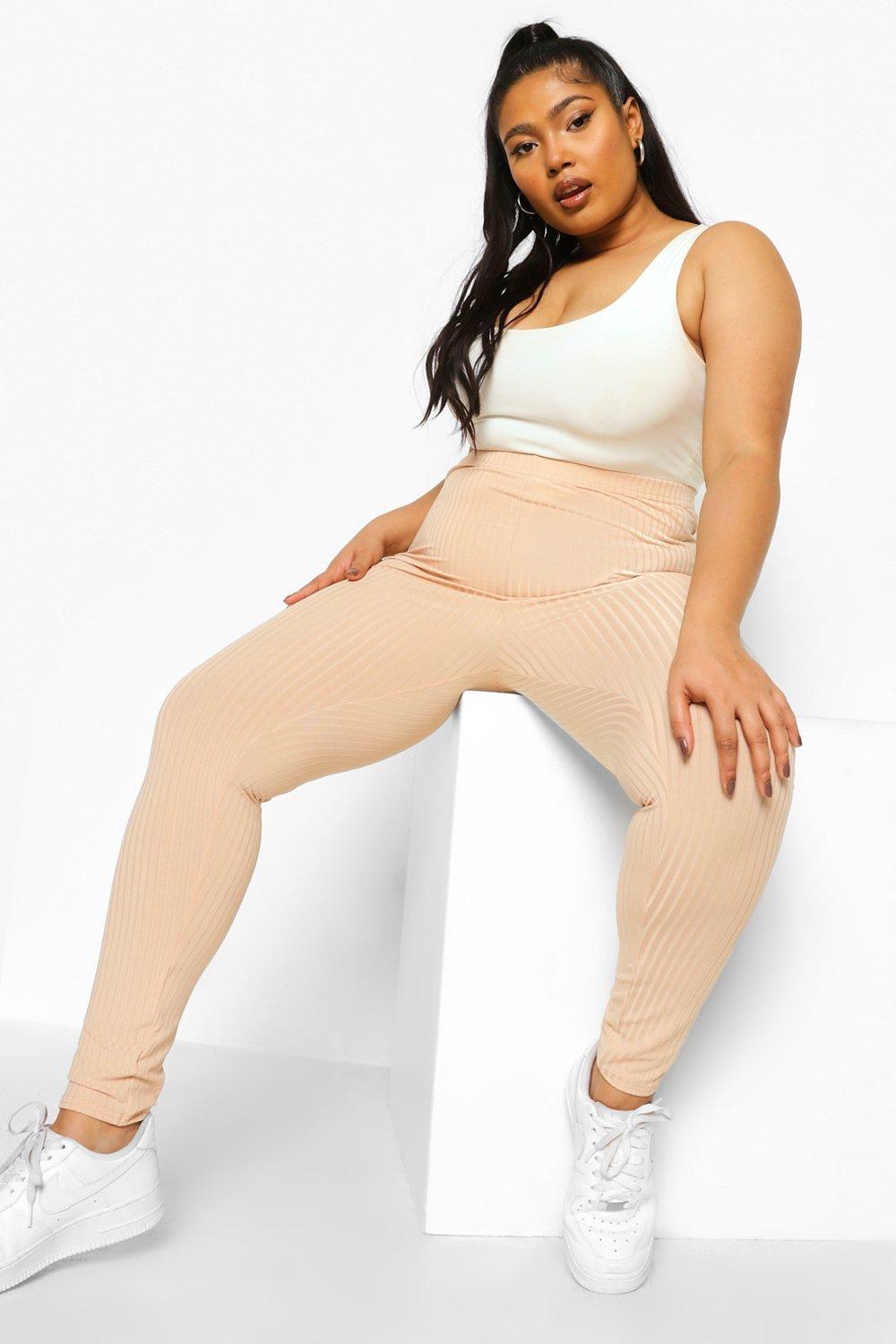 Plus size tan outlet leggings