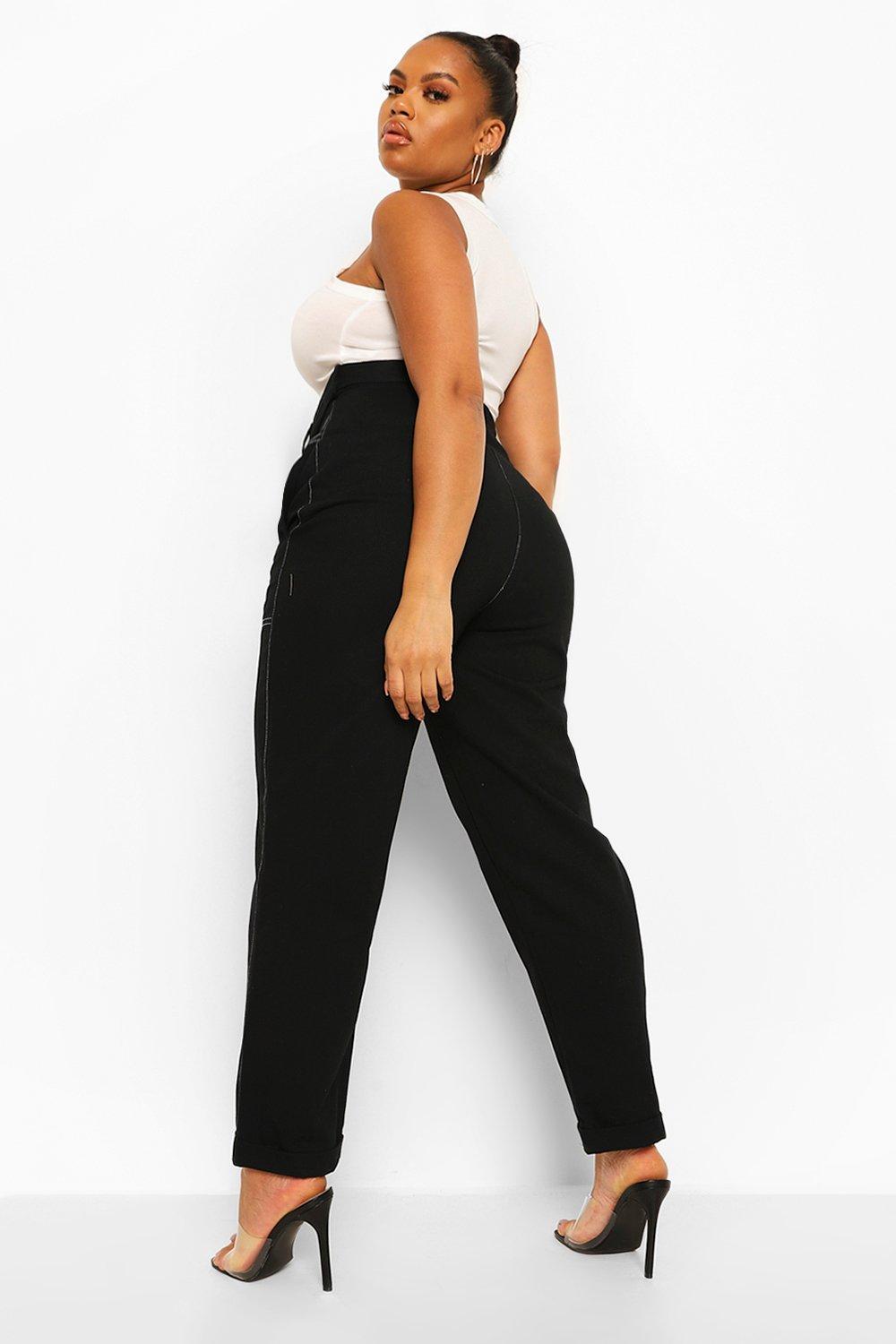 Plus size shop cigarette trousers