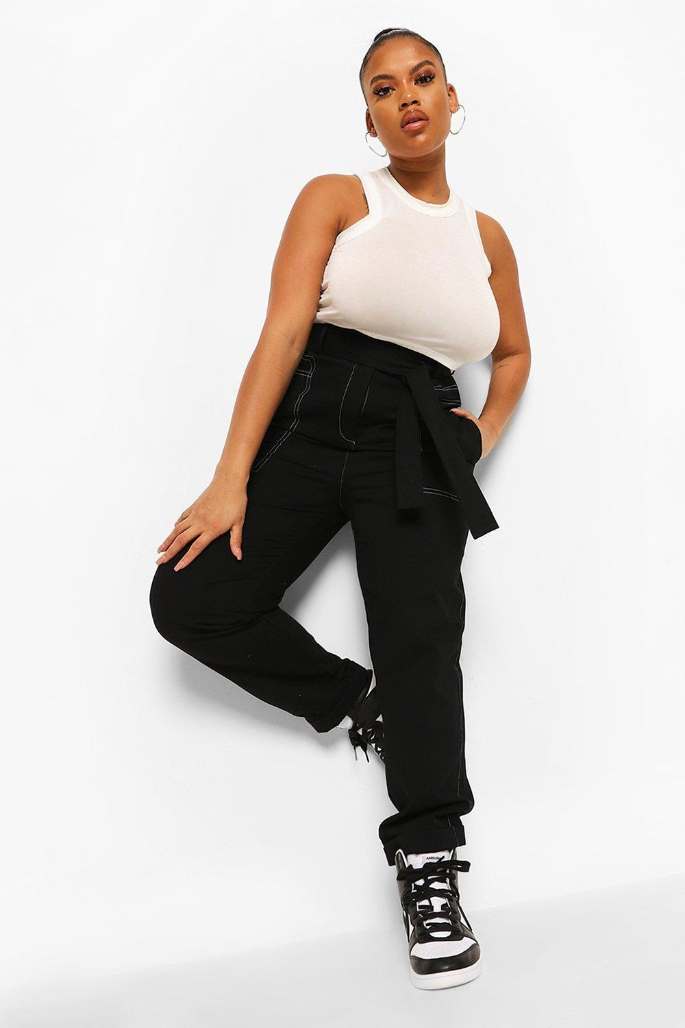 Plus size hotsell cigarette trousers uk