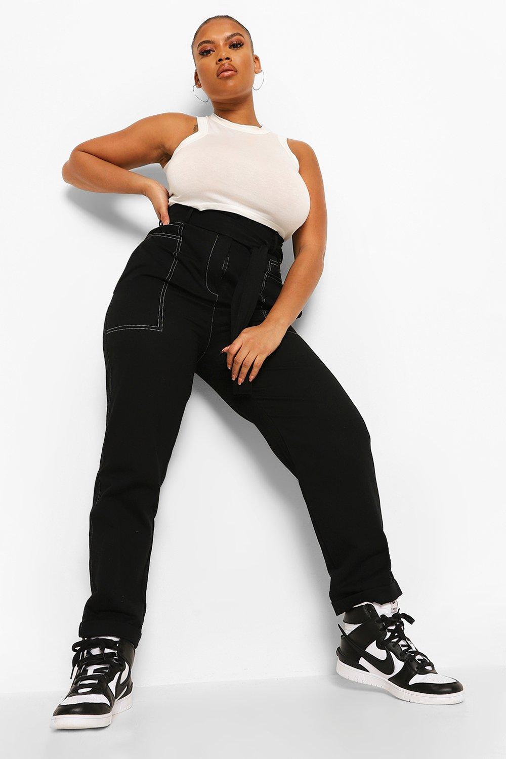 Plus size cigarette trousers uk hotsell