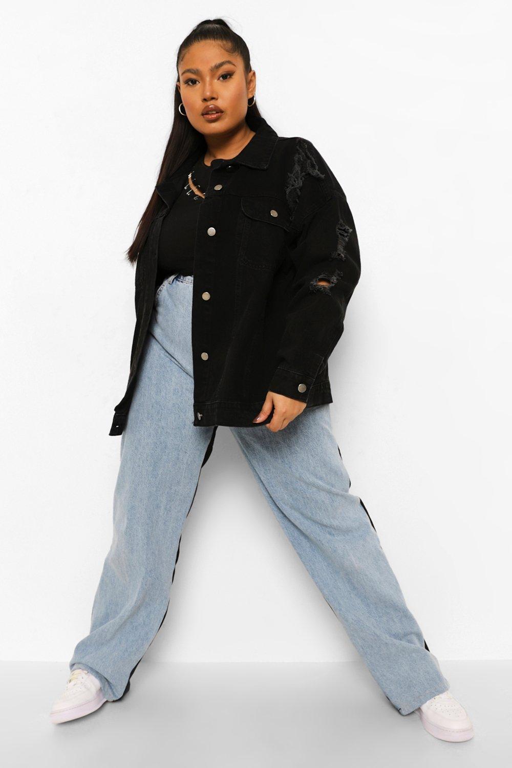 Plus Oversized Denim Jacket