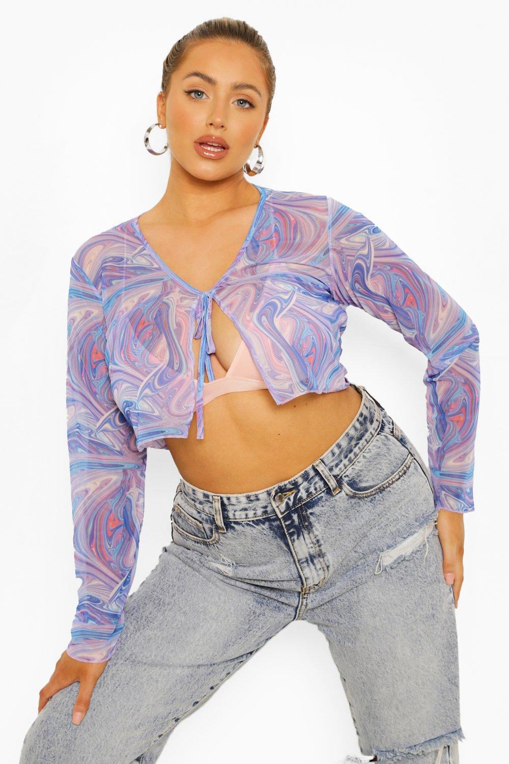 boohoo sheer top