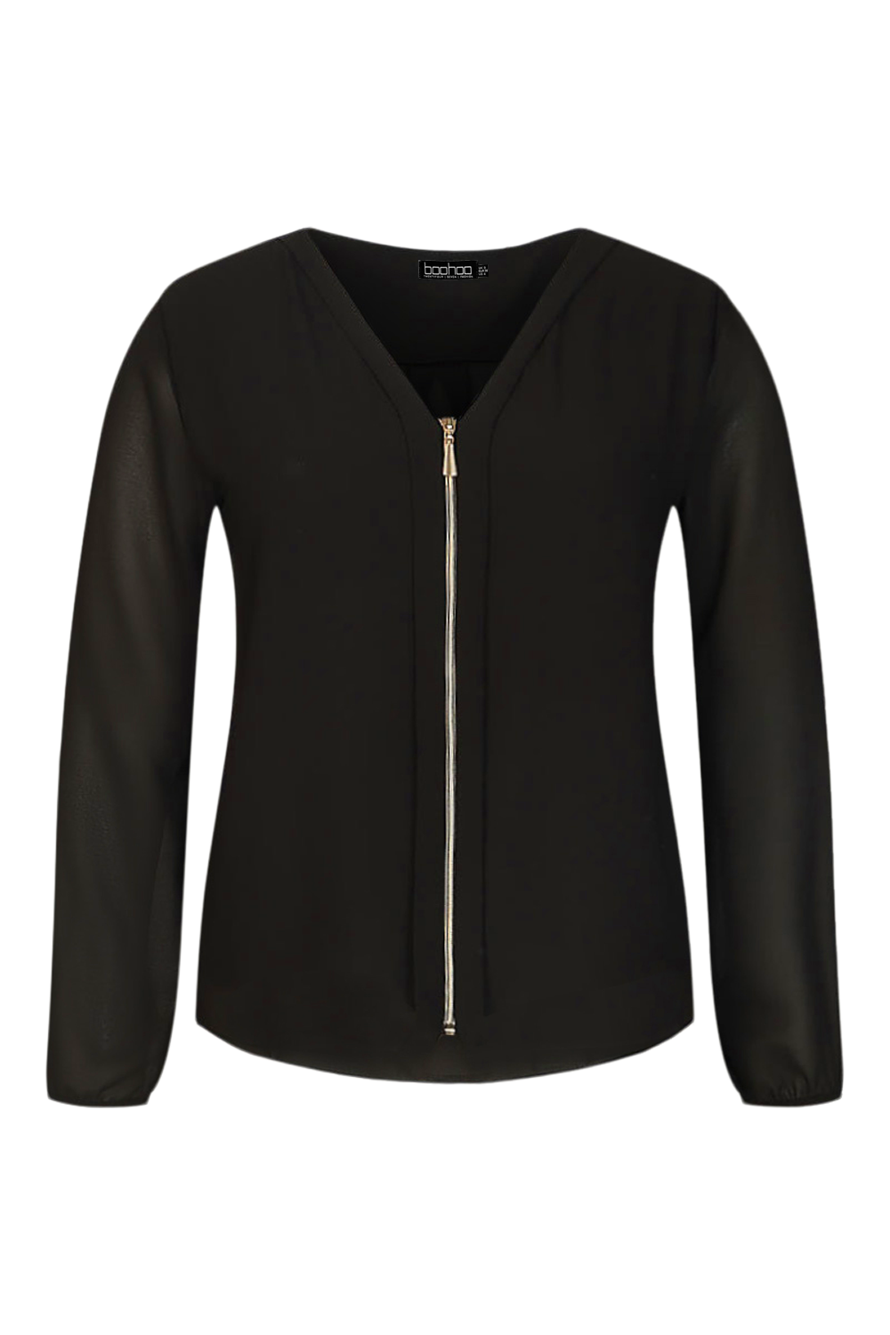Zip front blouse uk hotsell