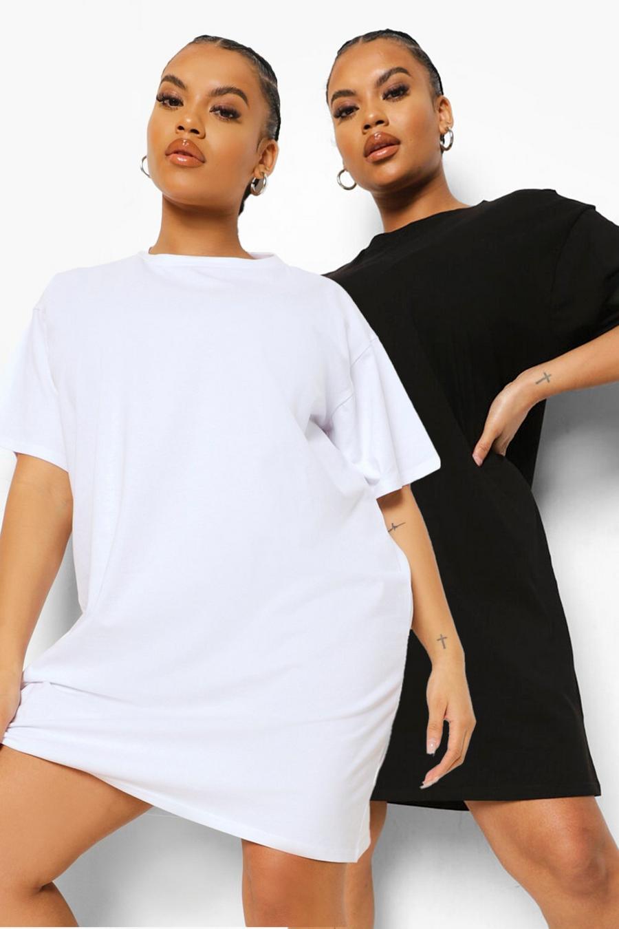 Vestito T-shirt Plus Size - set di 2, Multi image number 1