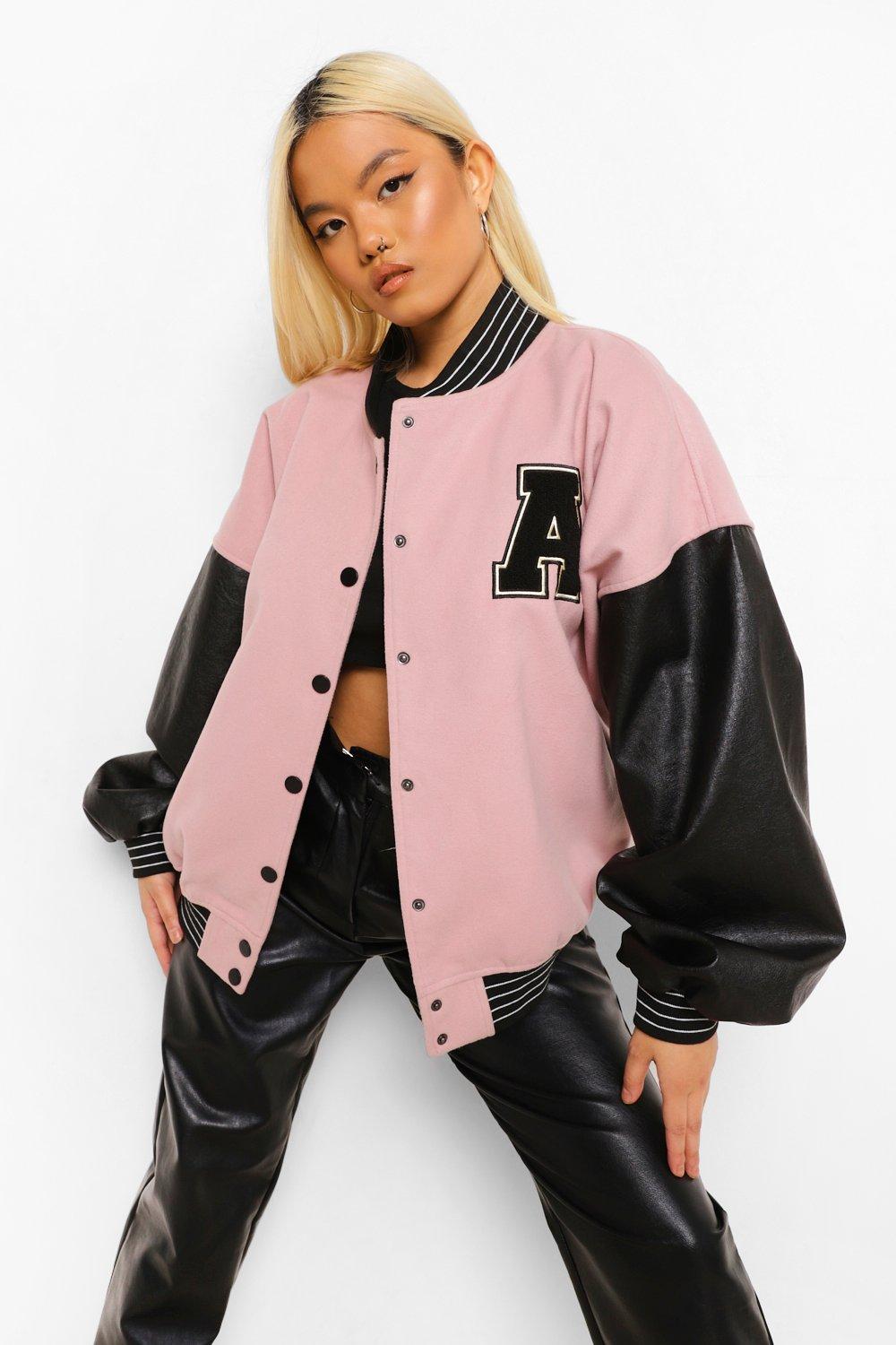 Boohoo shop pink jacket