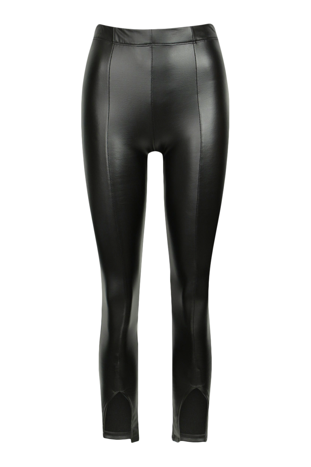 Topshop, Pants & Jumpsuits, Topshop Petite Faux Leather Pant With Hem  Split
