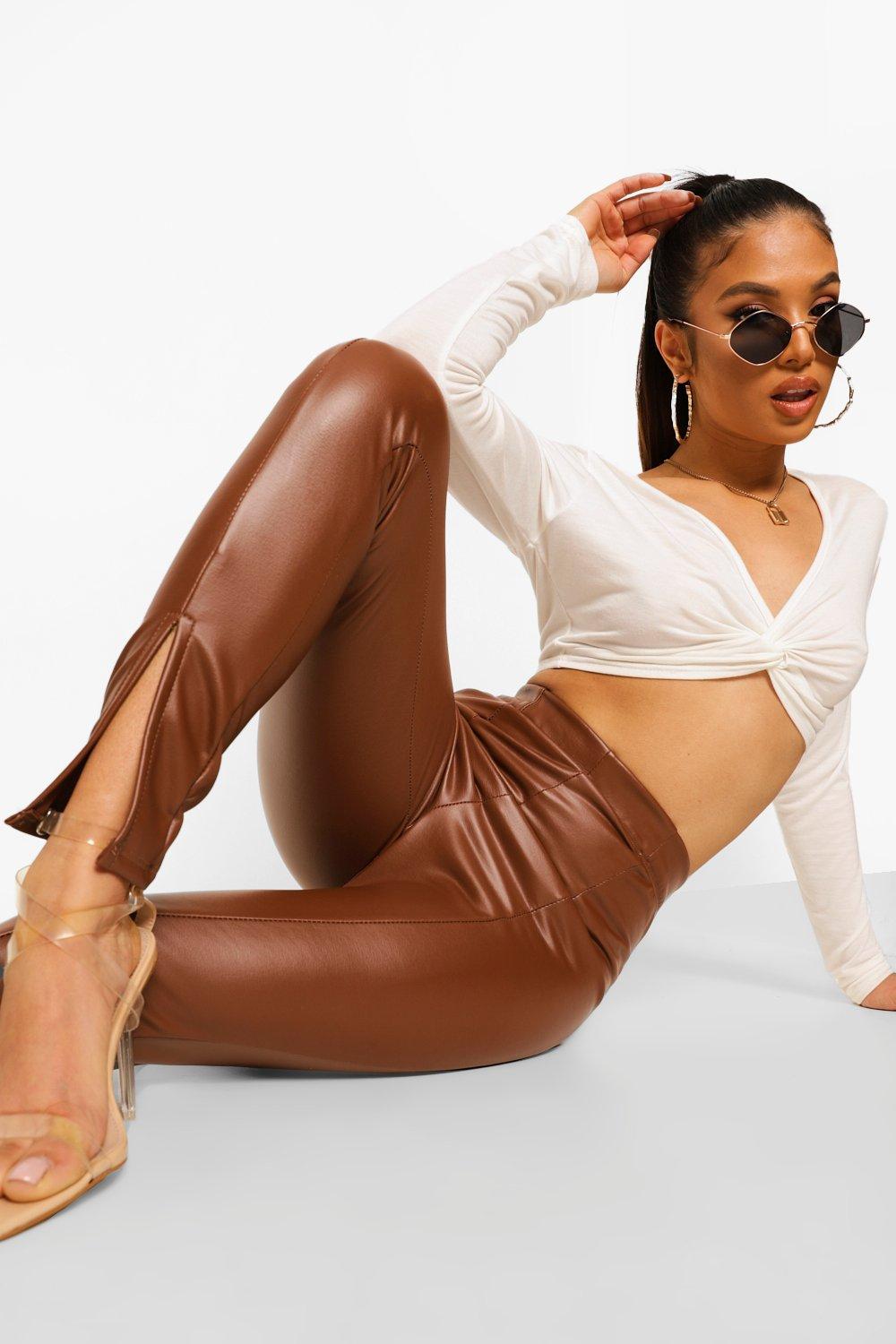 Pu petite leggings sales