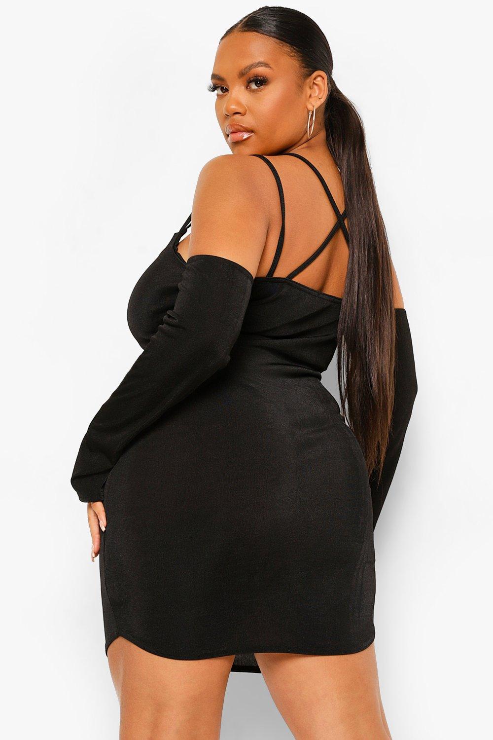 Robe moulante décolleté top