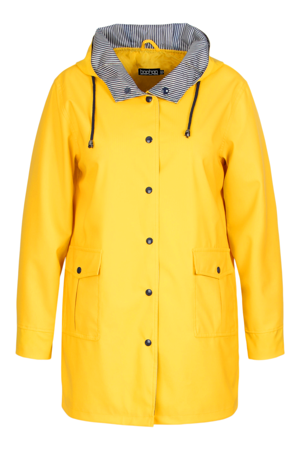 Boohoo yellow raincoat sale