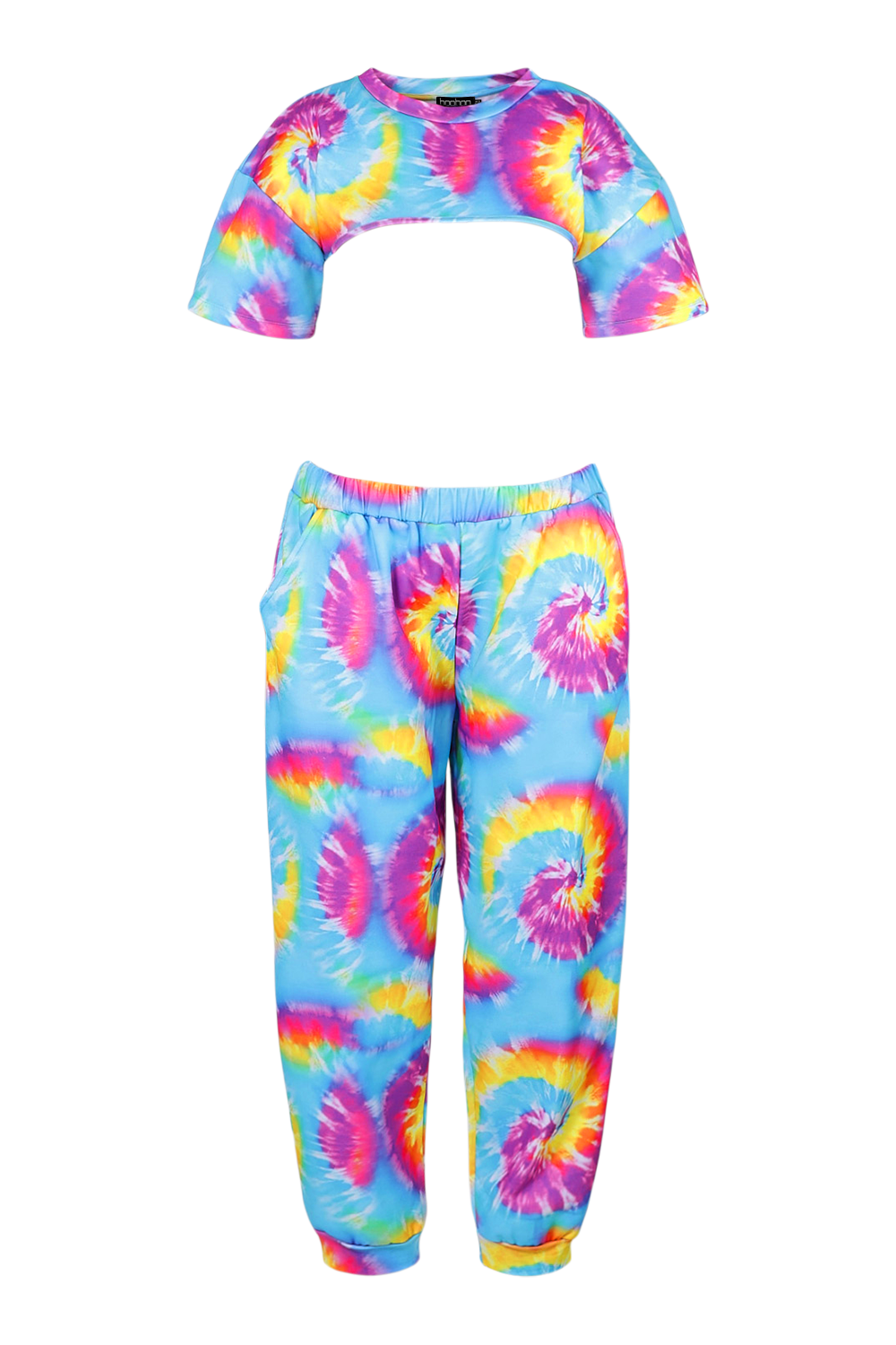 Rainbow tie dye jogger set hotsell