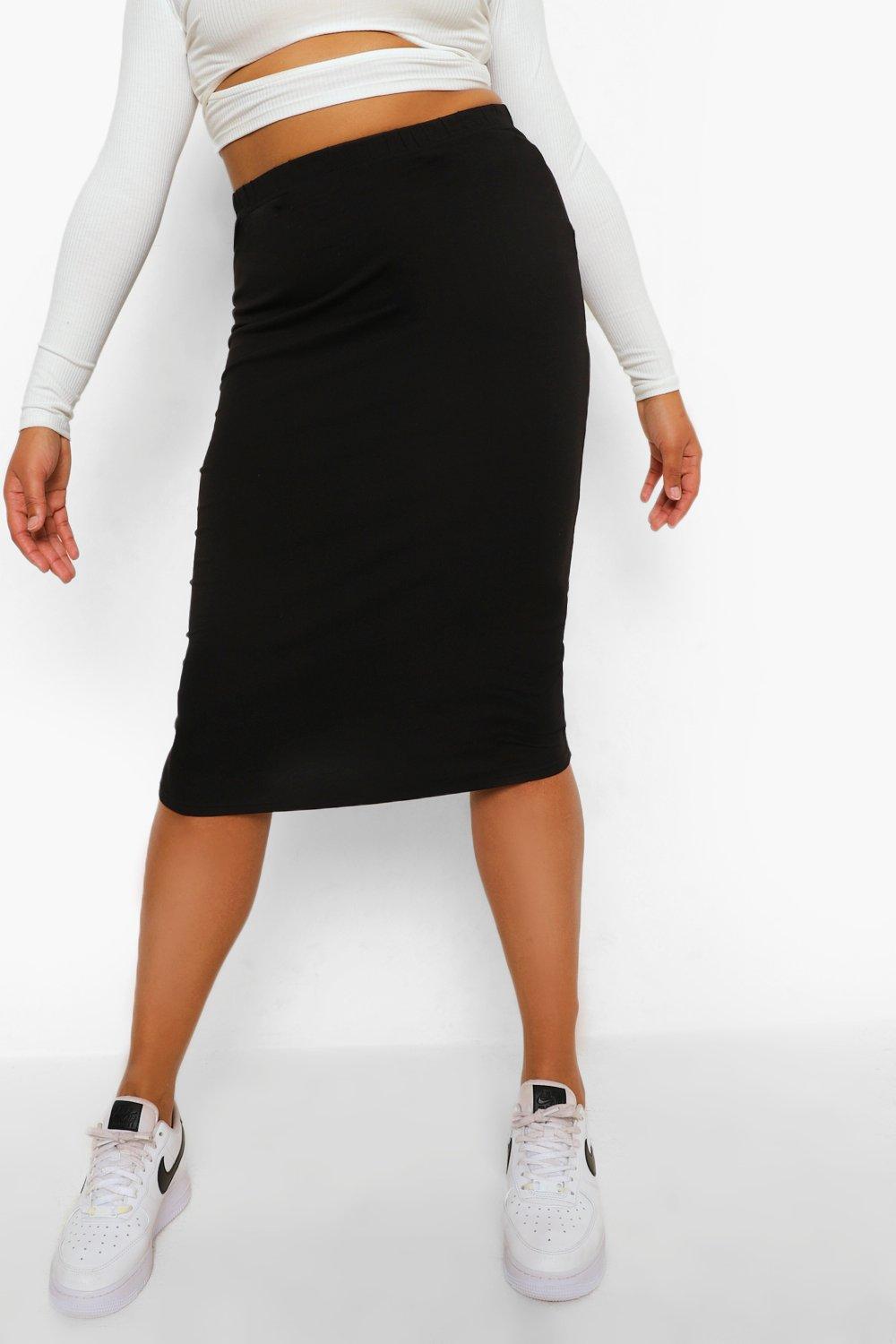 Midi pencil outlet skirt boohoo