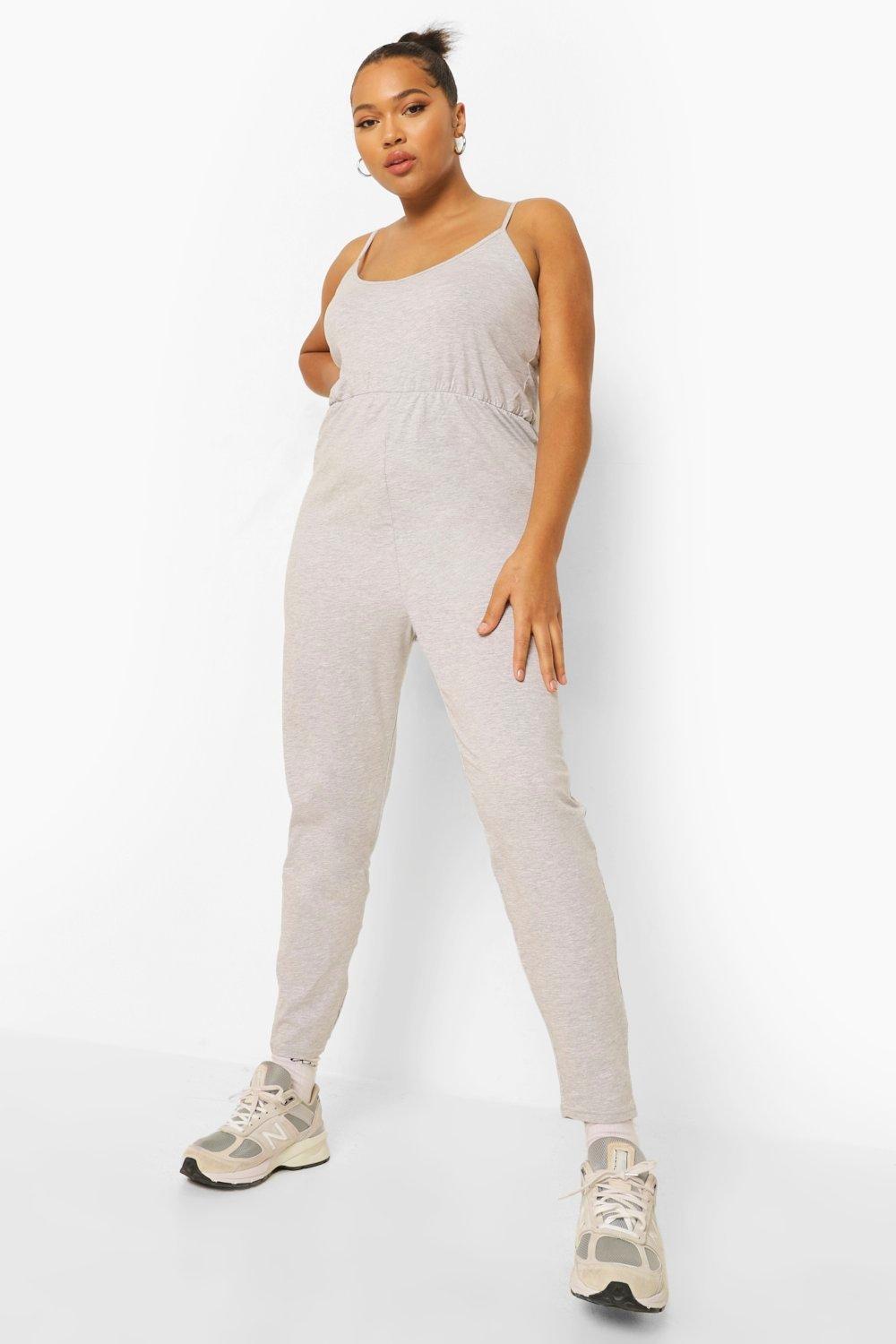 Boohoo grey hot sale jumpsuit