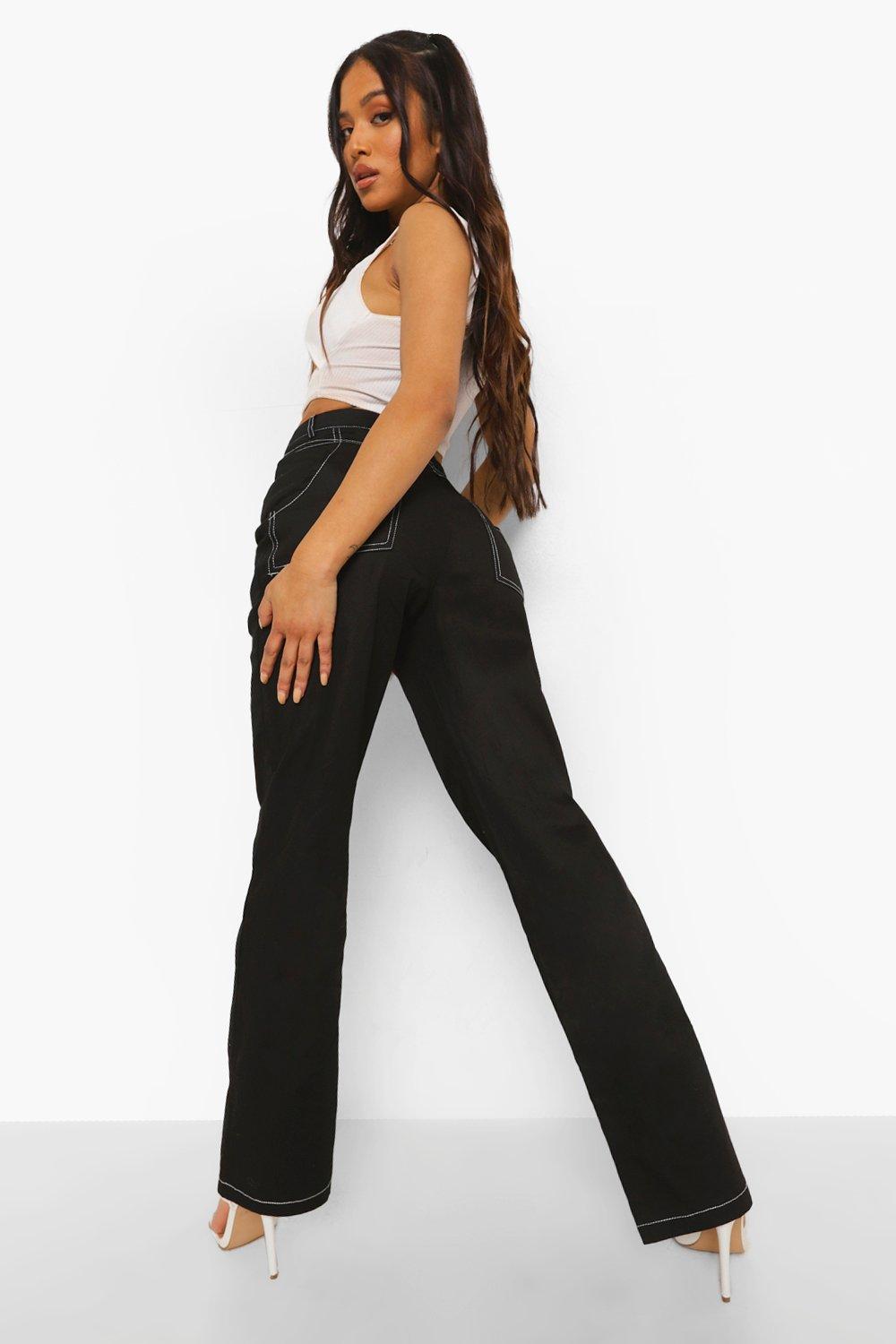 Super Stretch Vest & Seam Front Straight Leg Pants