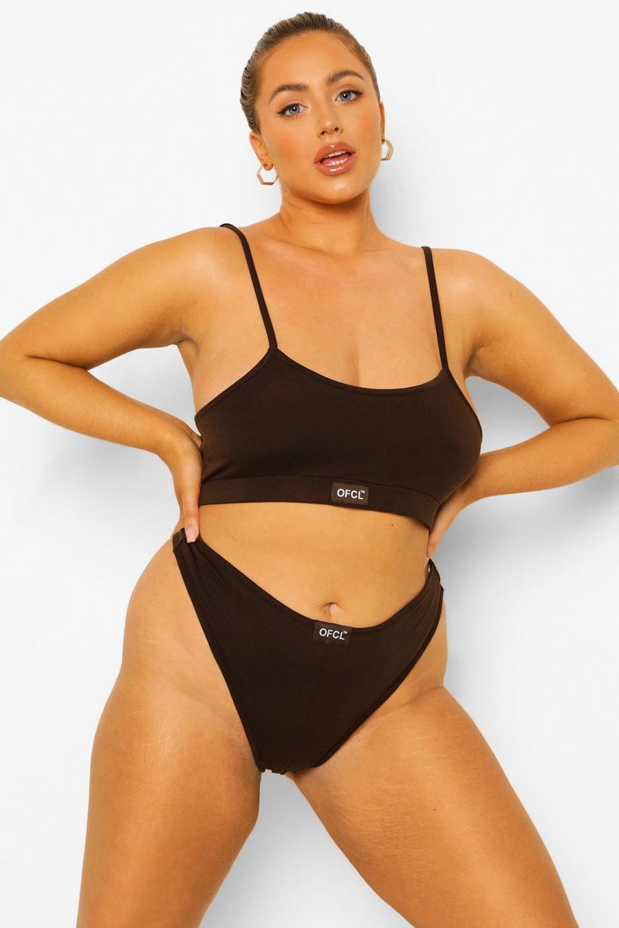 Chocolate Plus - Ofcl Bralette i jersey image number 1