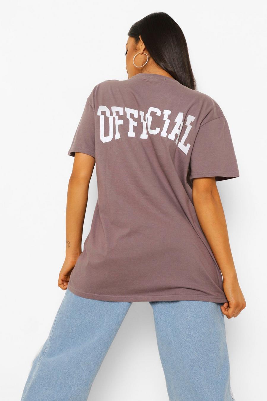 Charcoal Petite - Official T-shirt med tryck fram och bak image number 1