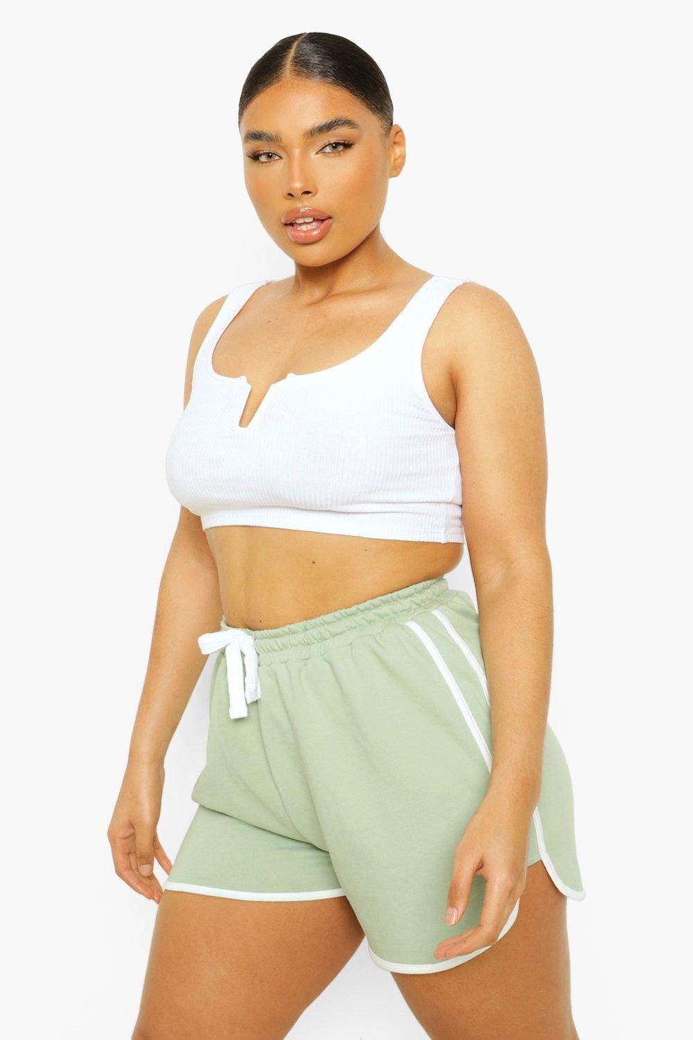 Plus size hot sale running shorts