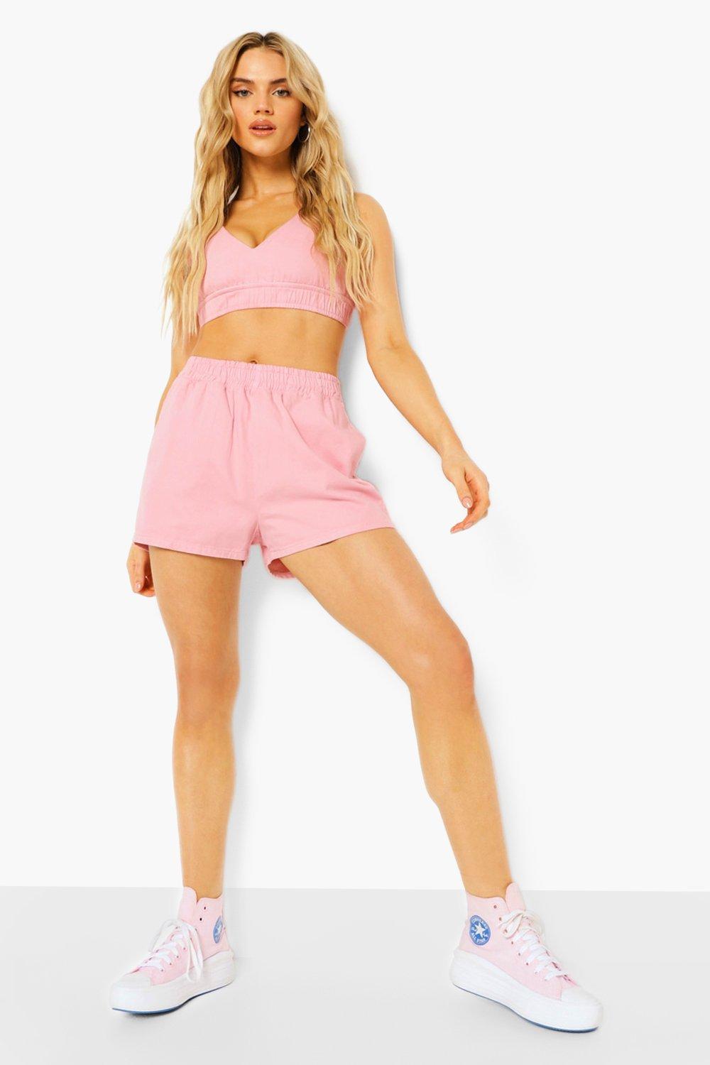 baby pink bralet