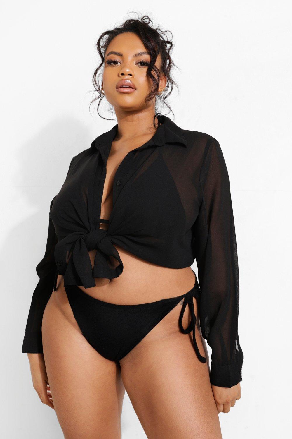 Plus size 2024 beach tops