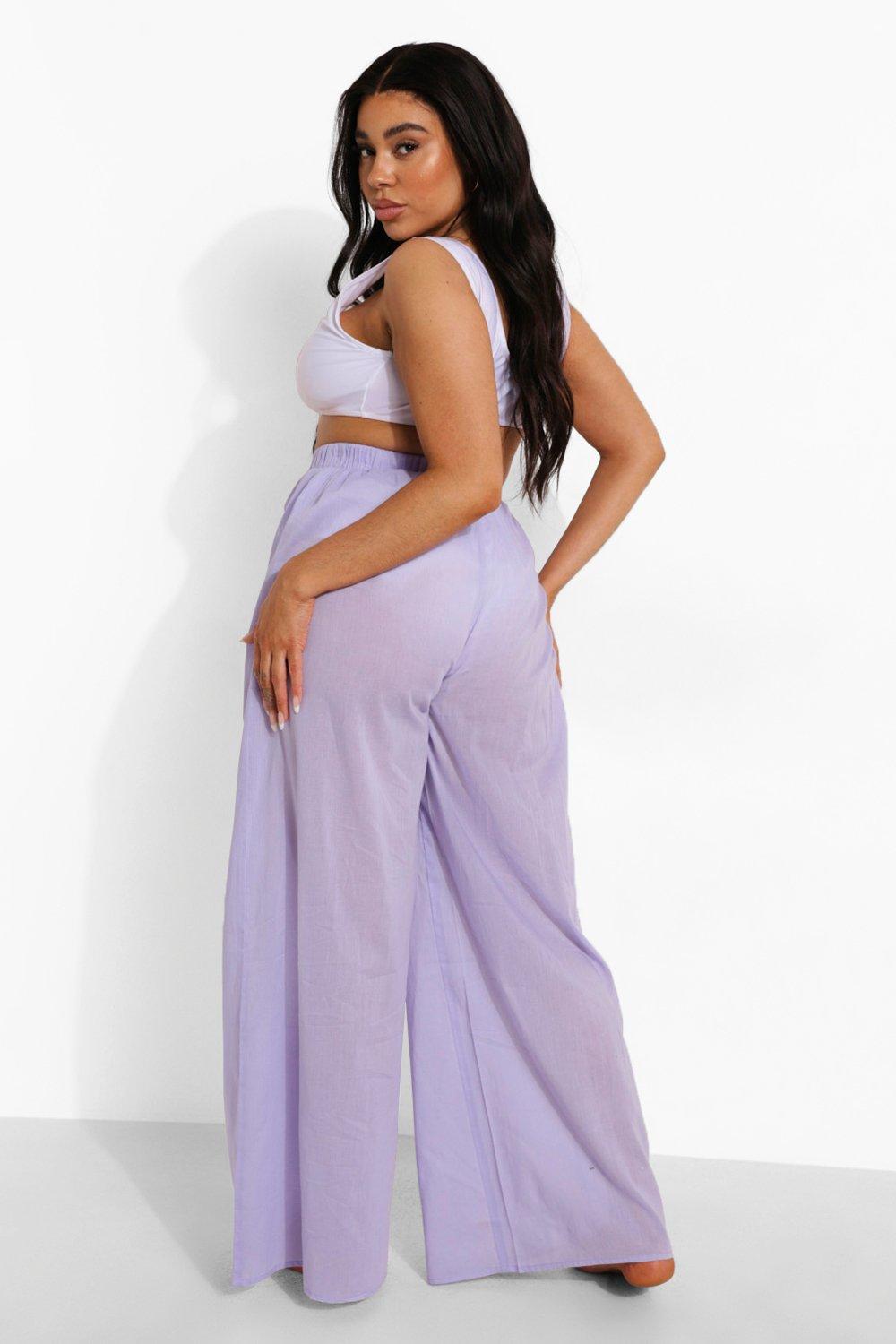 plus size cotton pants