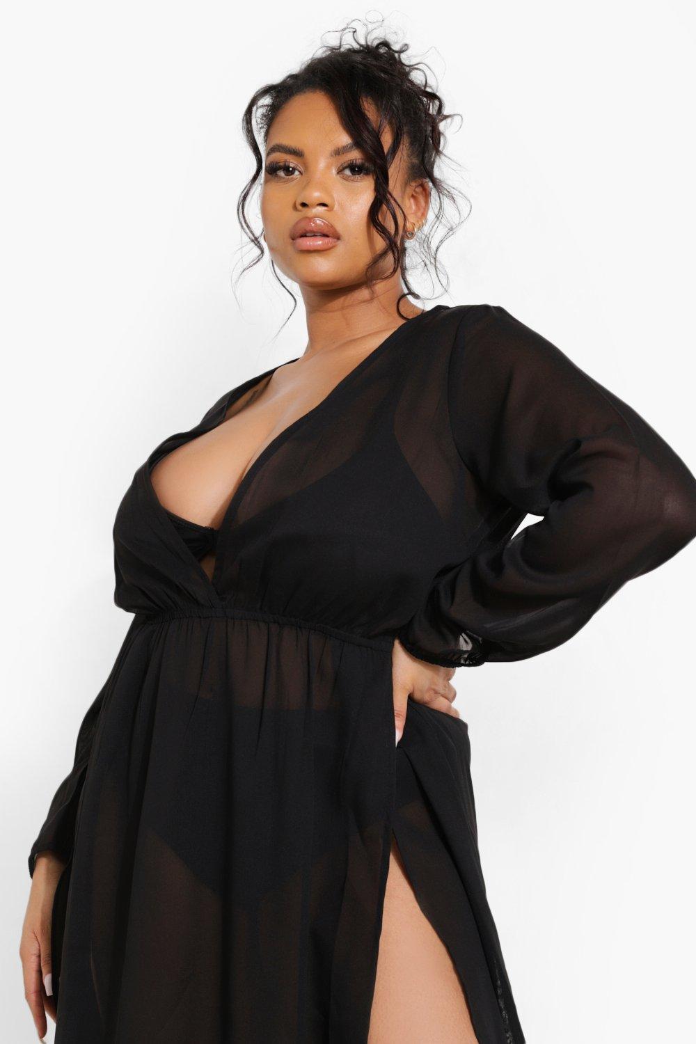 Plus size 2025 beach kaftan