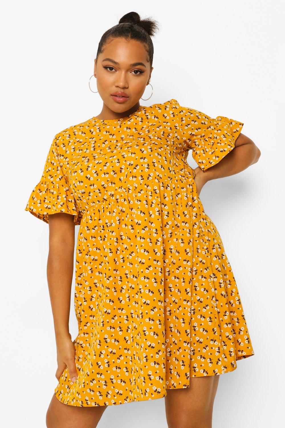 Boohoo hotsell ditsy dress