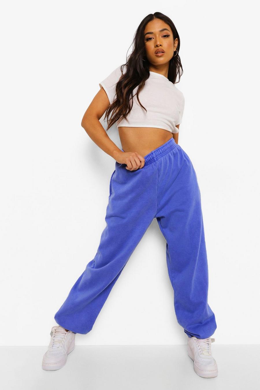 Pantaloni tuta oversize sovratinti Petite, Azzurro image number 1