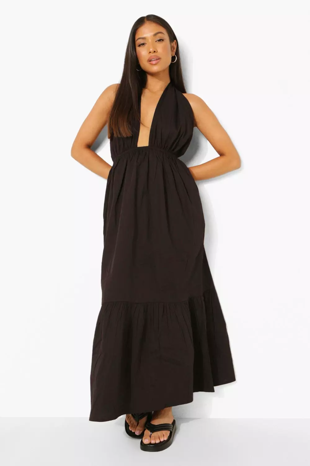 Petite cotton discount maxi dresses