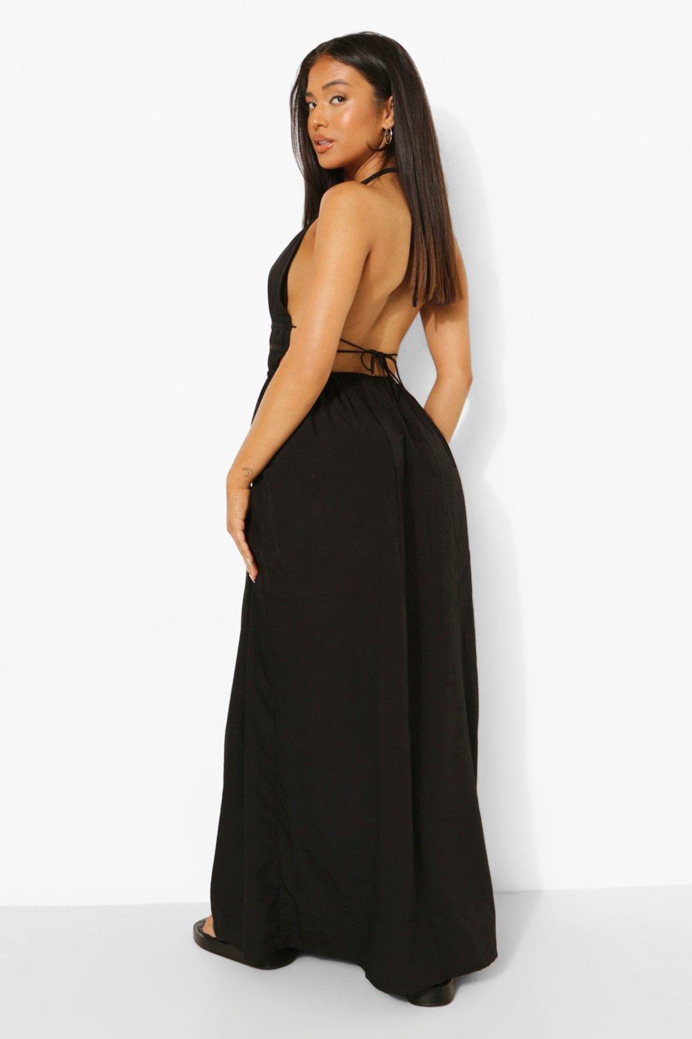 Robe longue decolletee hot sale