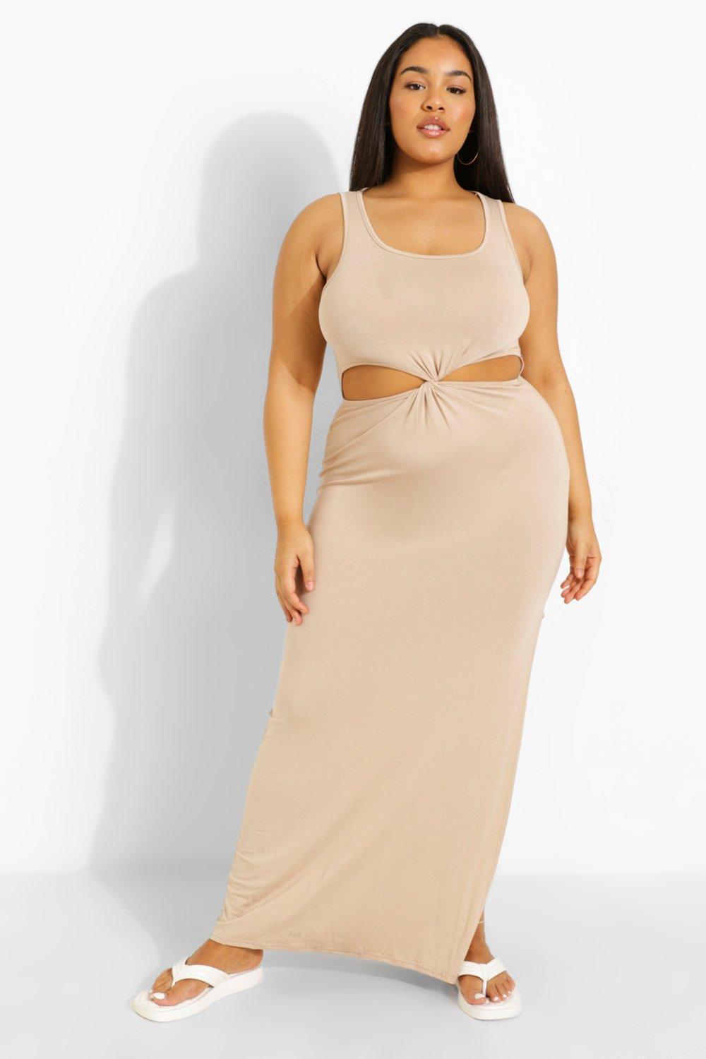 Maori satellit Touhou Plus Size Maxi Dresses | Floor Length Plus Size Dresses | boohoo