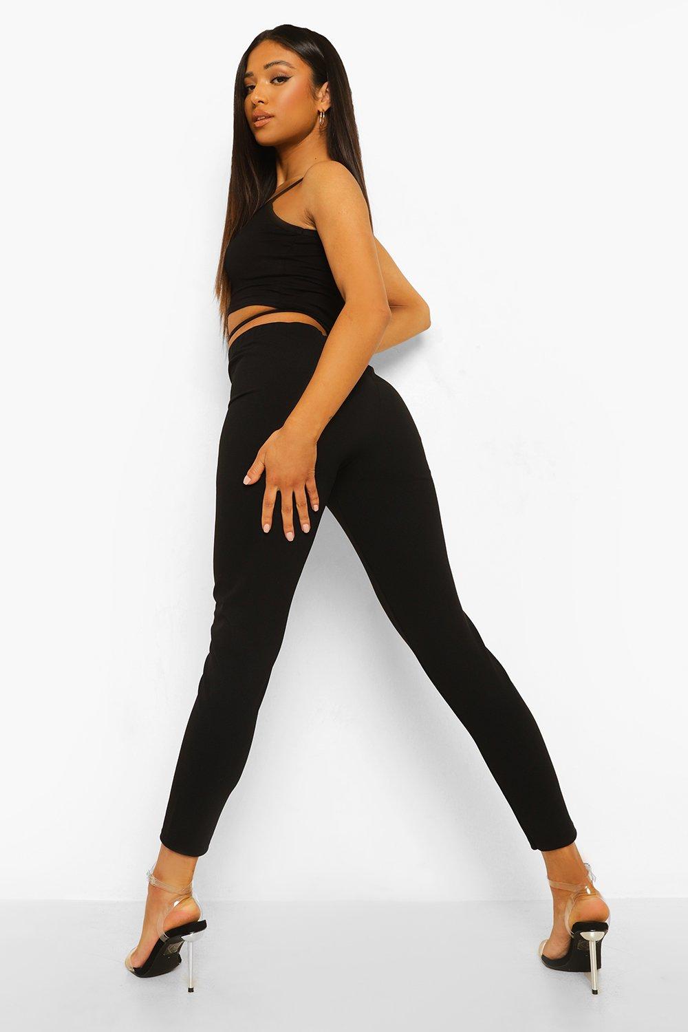 Legging noir troué sales