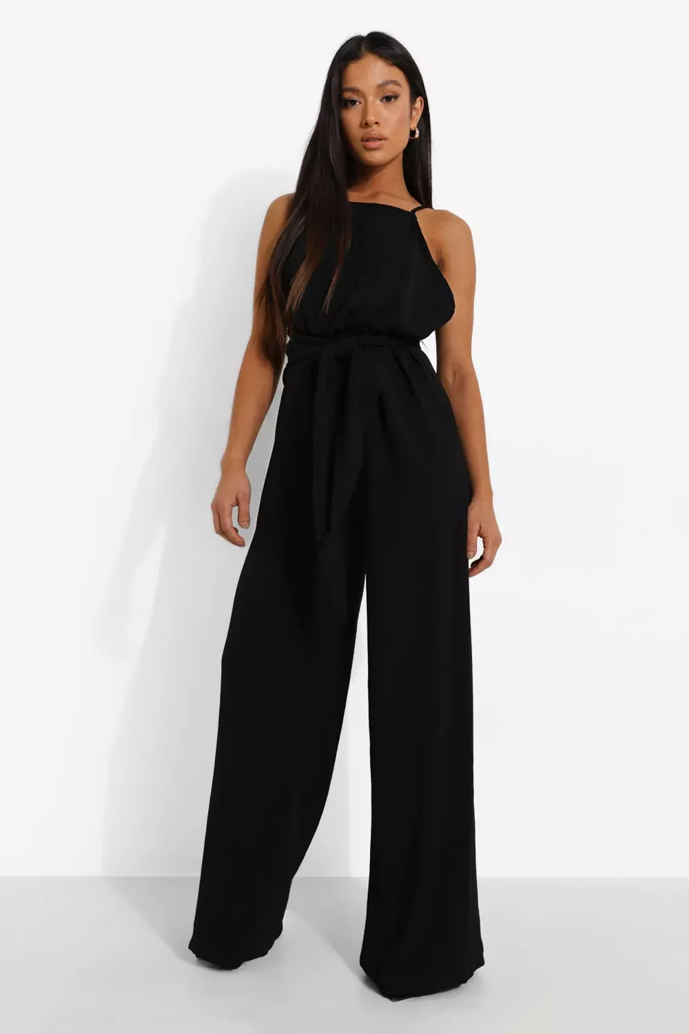 Linen best sale petite jumpsuit