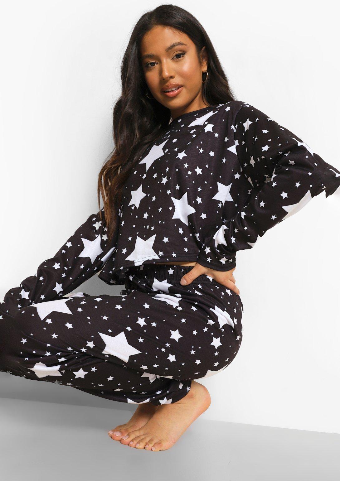 Star print pyjama online set