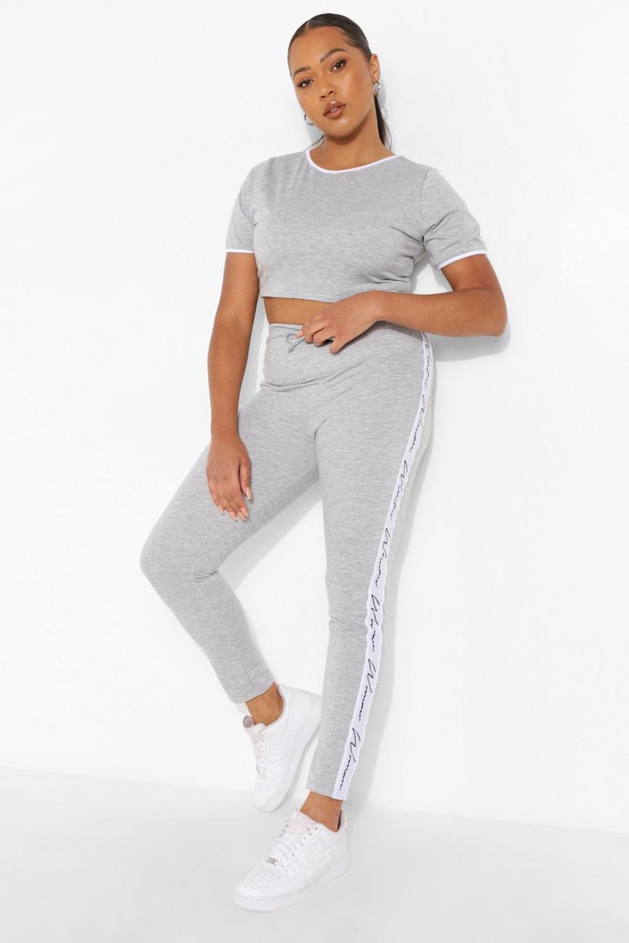 Grey Plus Woman Loungewear Set image number 1