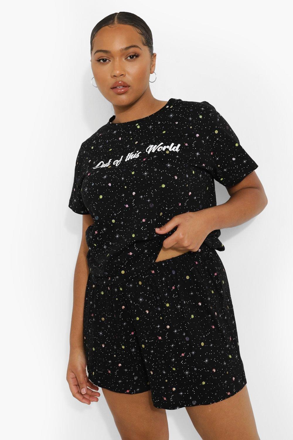 Boohoo black online pyjamas