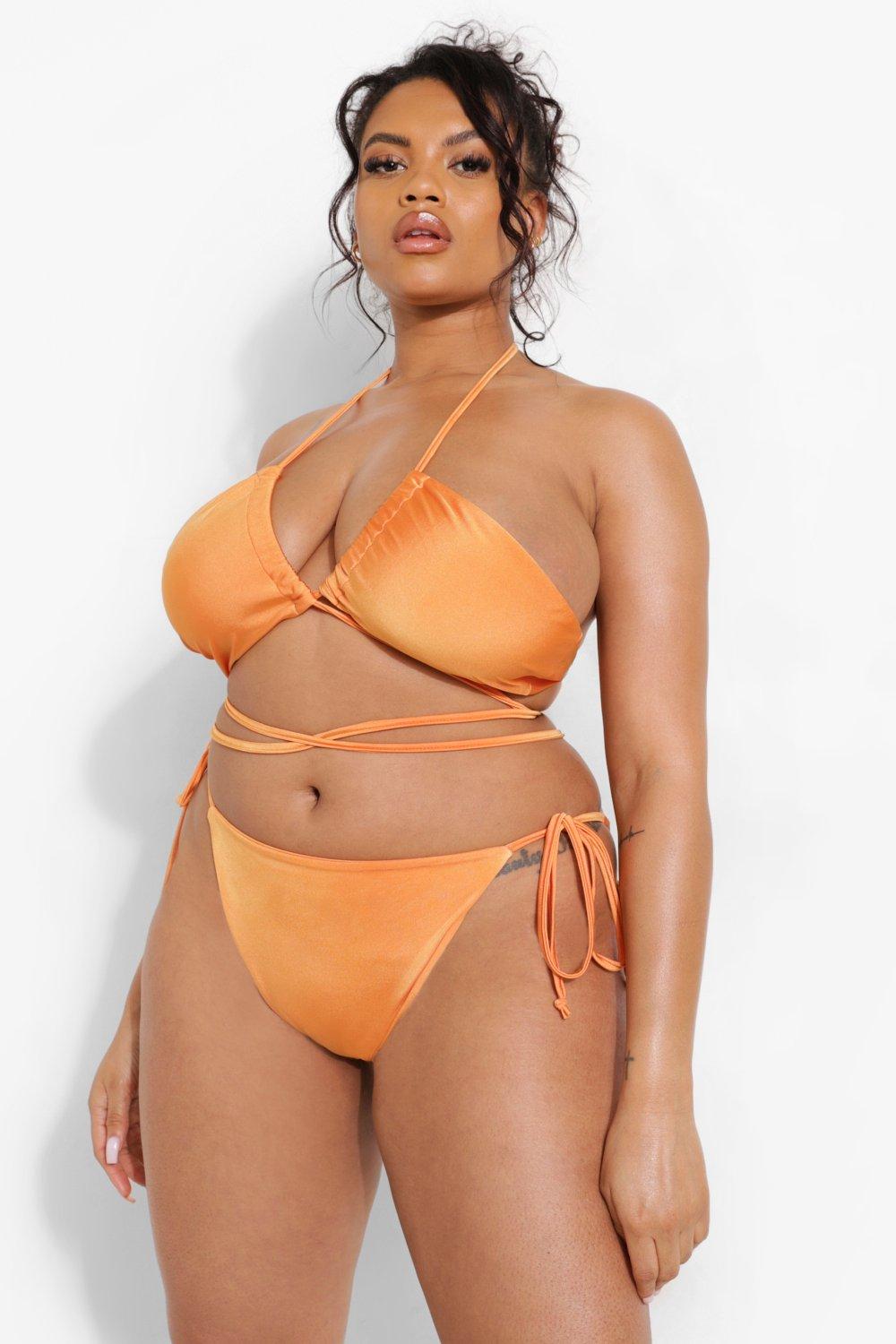 Boohoo plus size swimwear hotsell