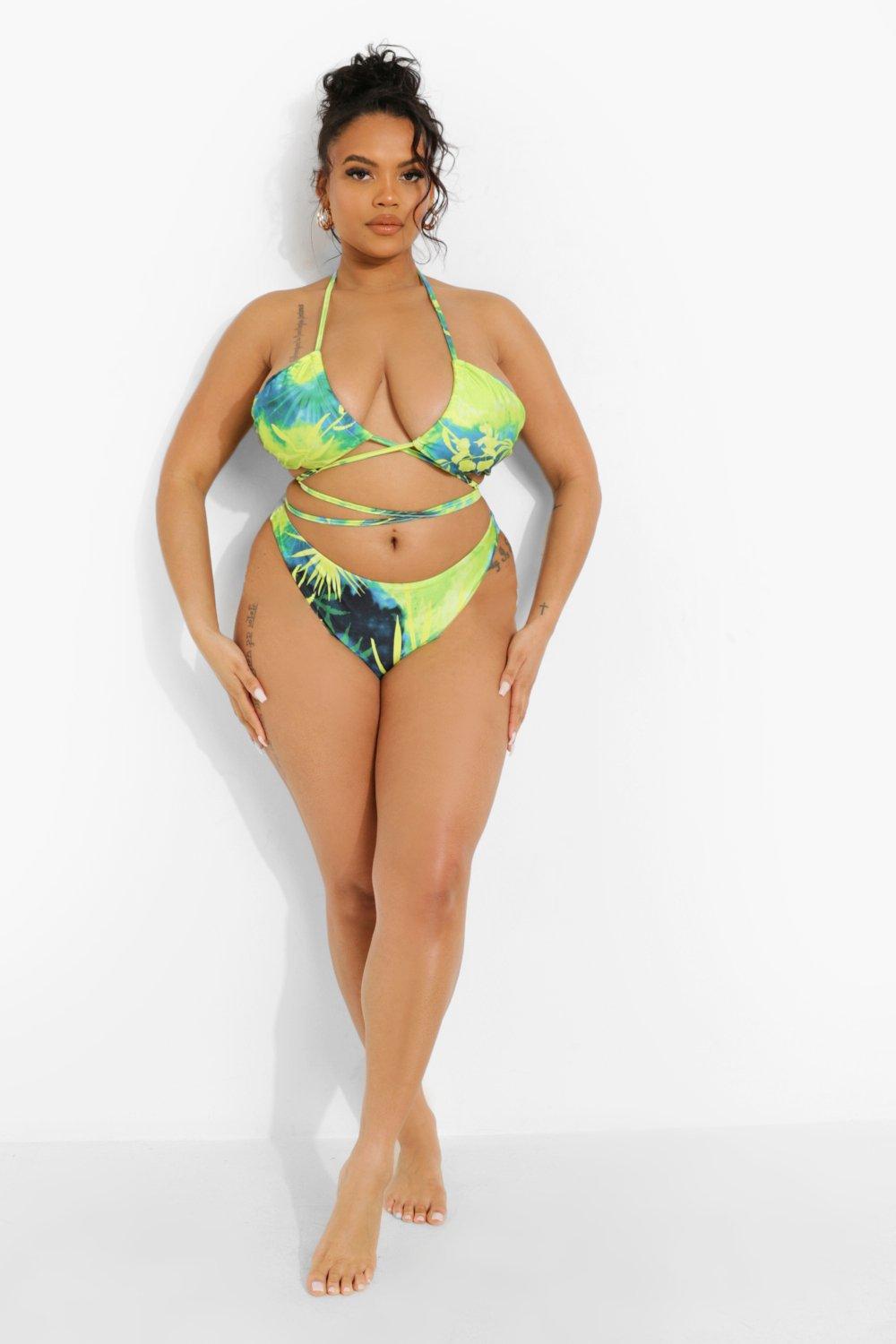 Boohoo plus store size bikini