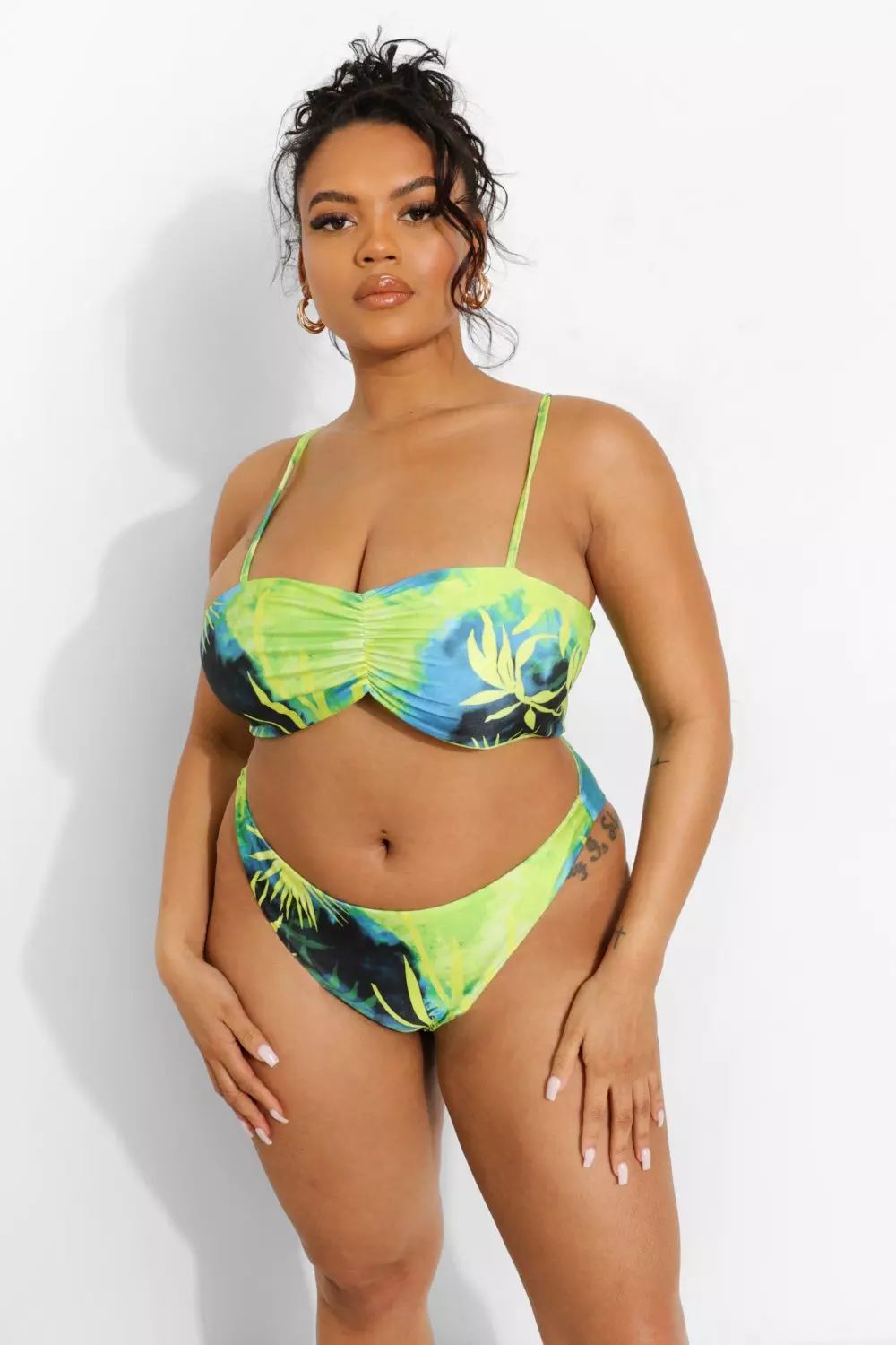 Strappy store bandeau bikini