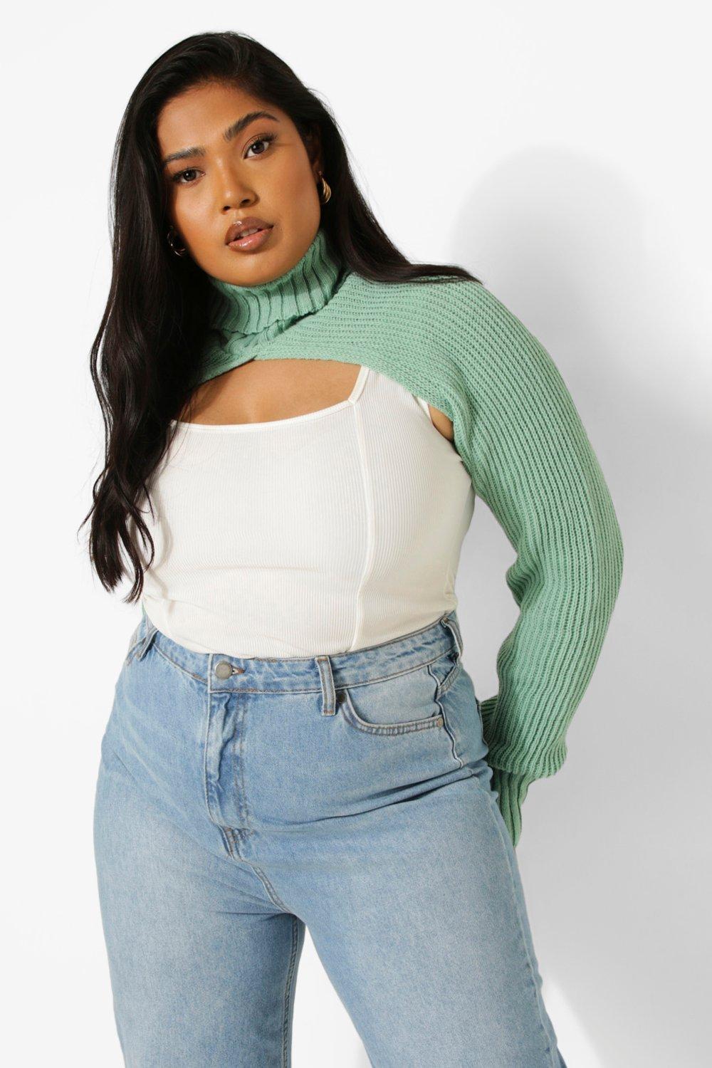 Boohoo cropped outlet sweater