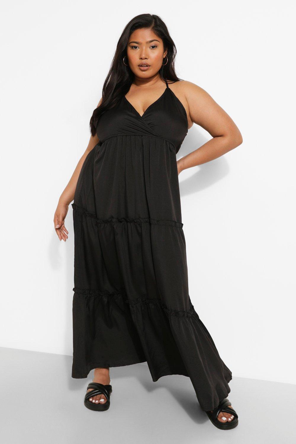 Robe longue cache discount coeur grande taille