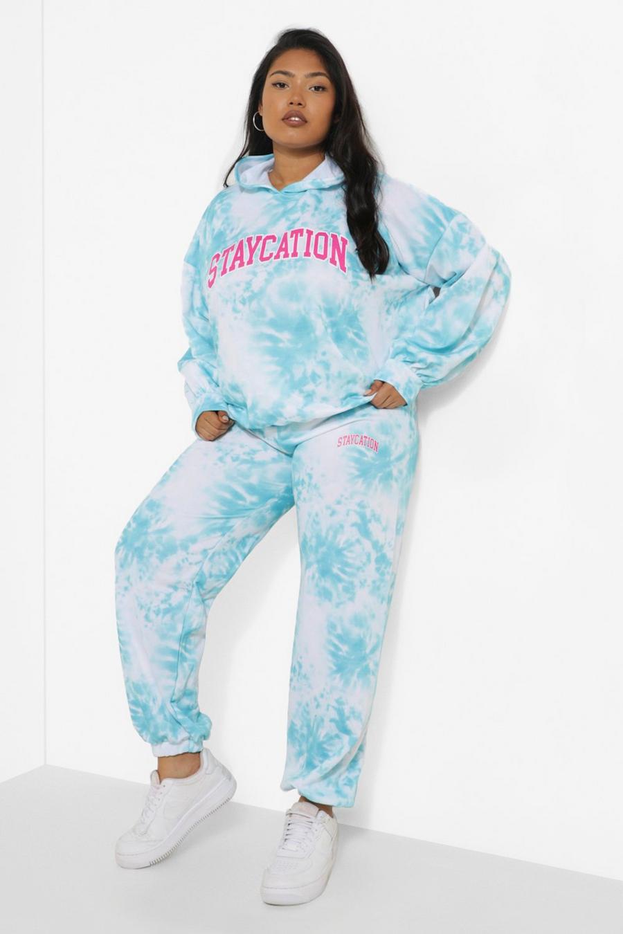 Blue Plus Tie Dye Staycation Joggers image number 1
