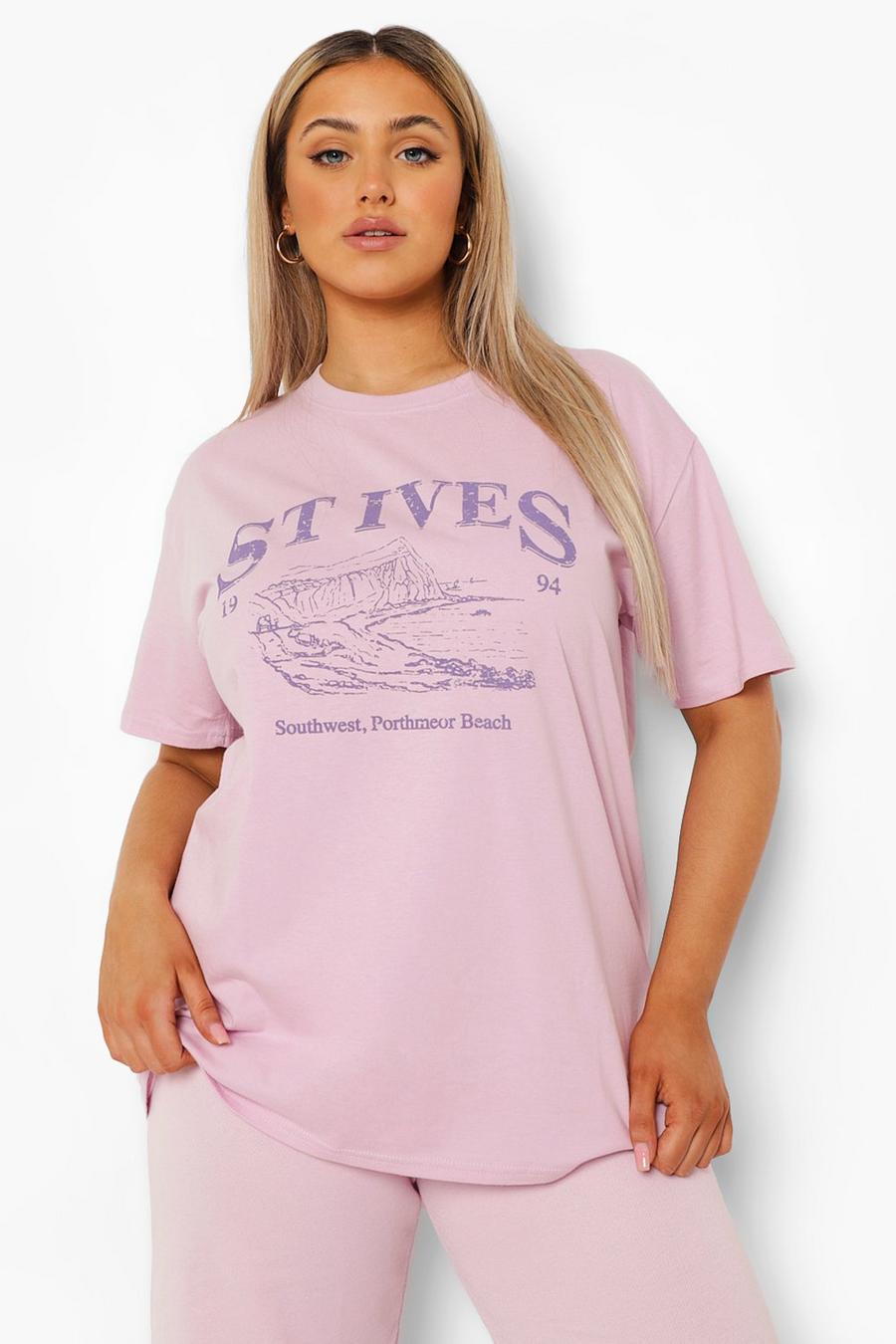 Camiseta con gráfico de St Ives Plus, Lila image number 1