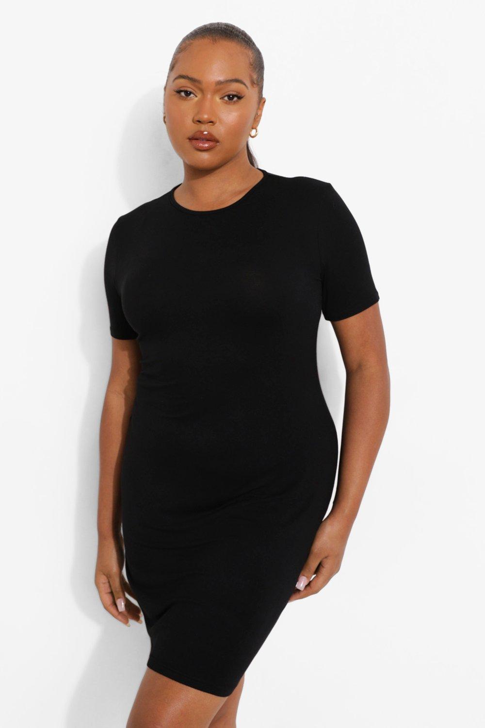 Black bodycon shirt on sale