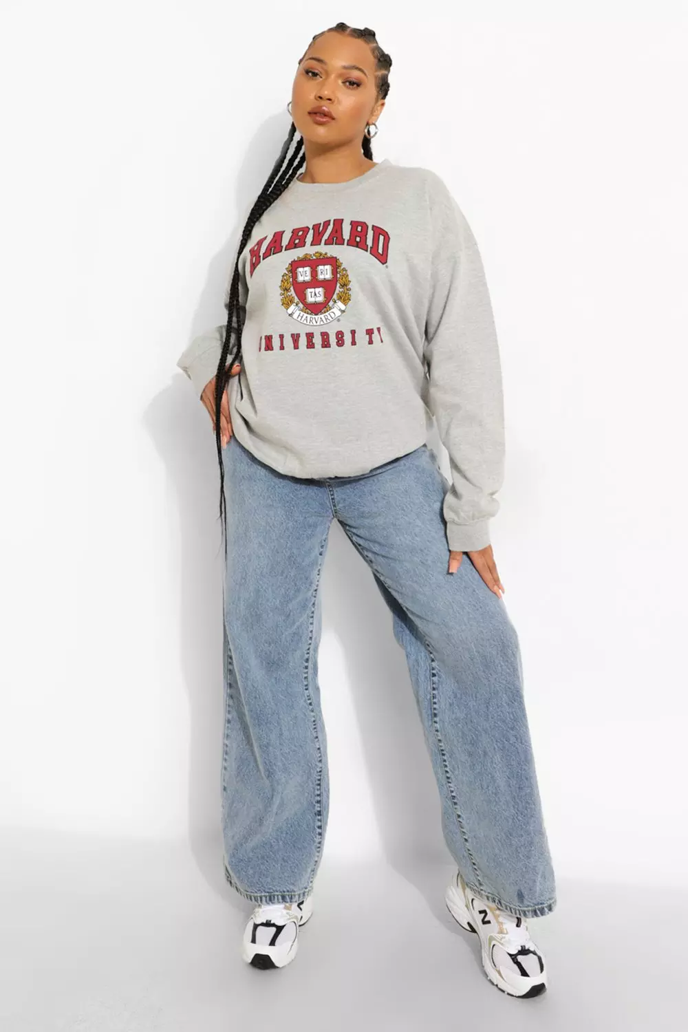 Harvard shop oversized sweatshirt