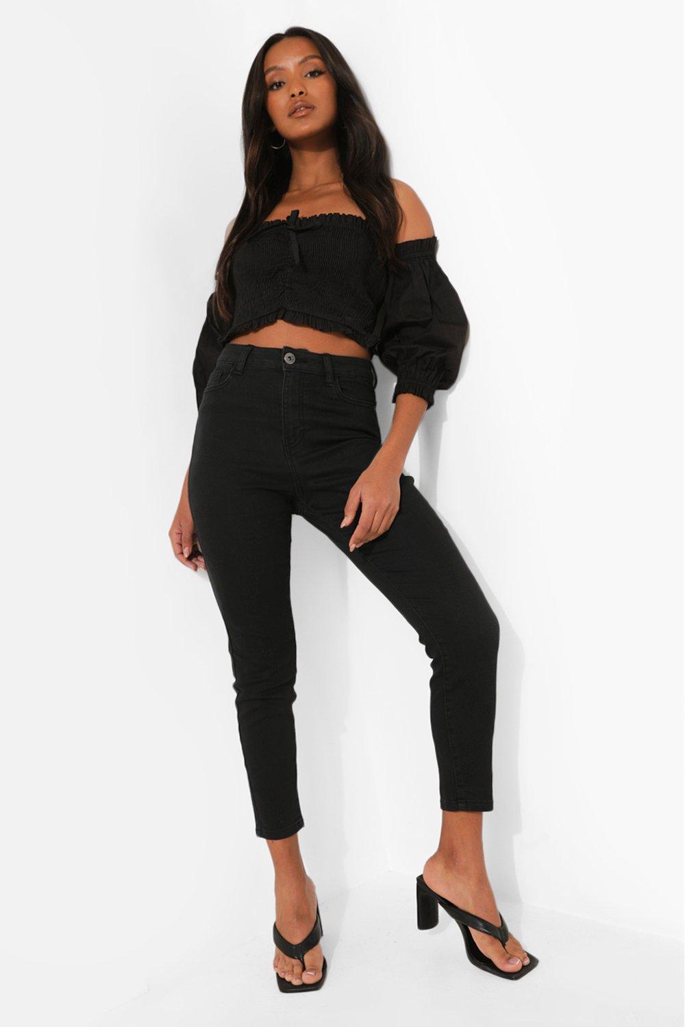 petite skinny jeans high waist