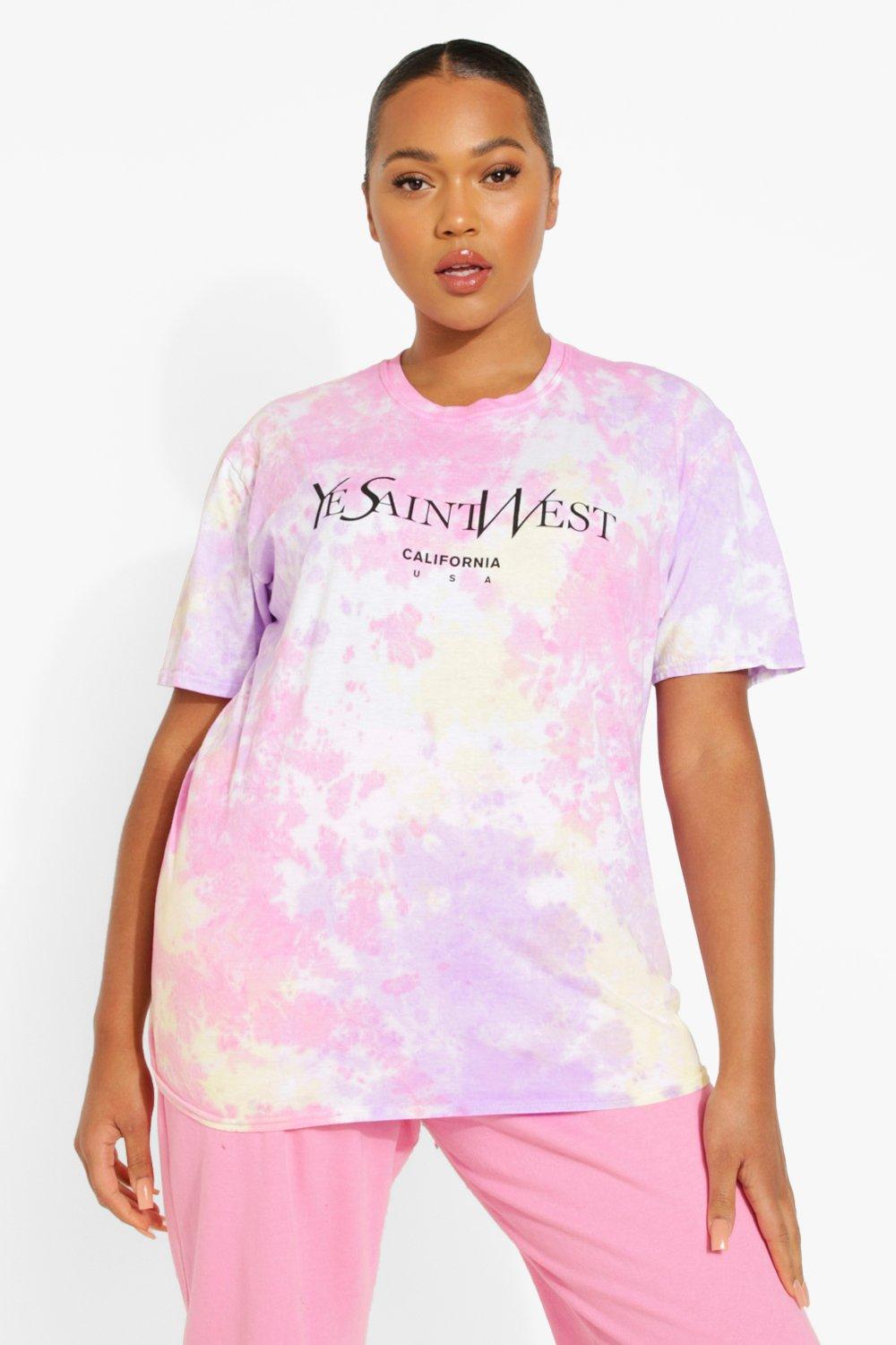 US- Oversized tie-dye t-shirt