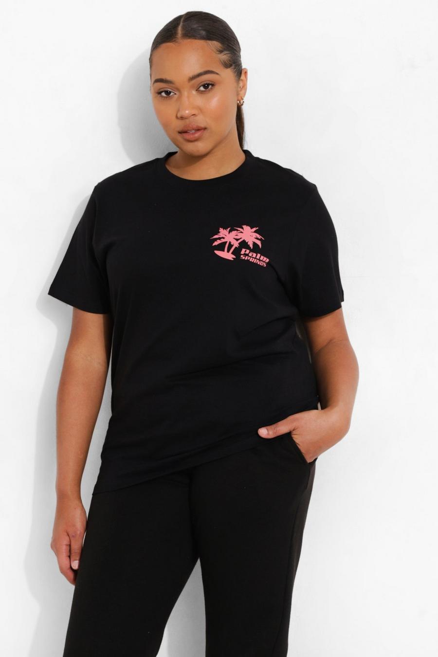Camiseta de Palm Springs Plus, Negro image number 1