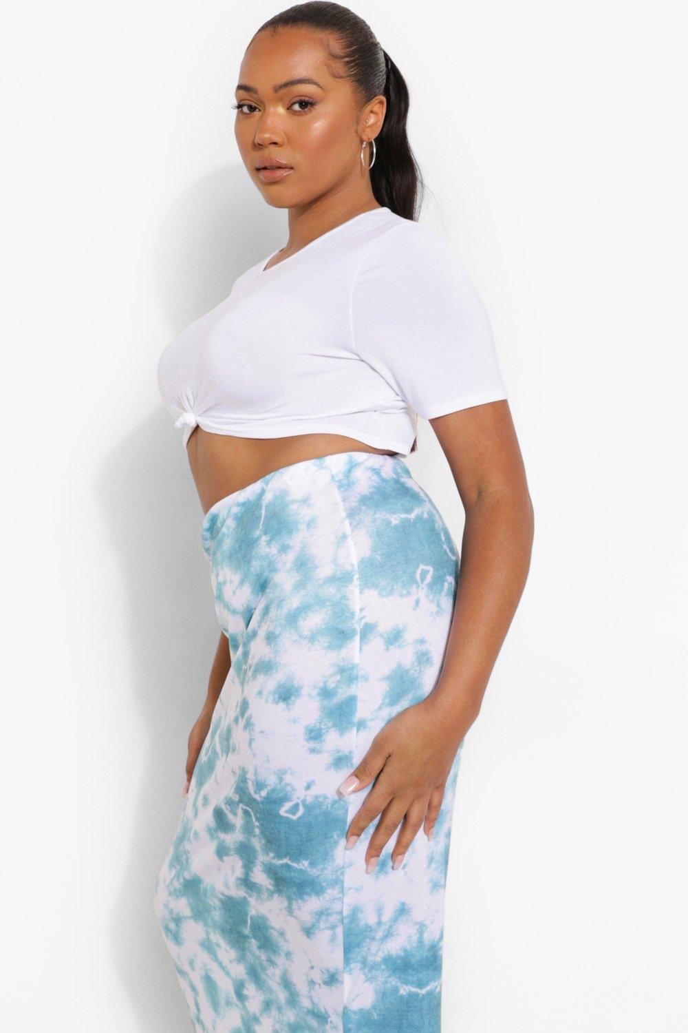Plus Maxi gonna effetto tie dye boohoo IT