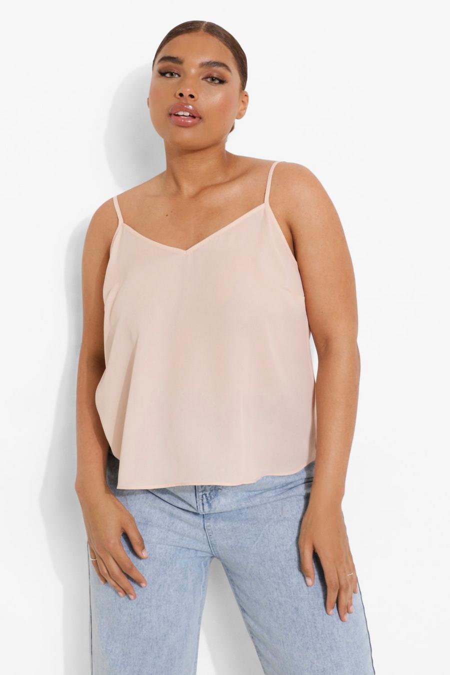 Blush Plus Woven Cami Top image number 1
