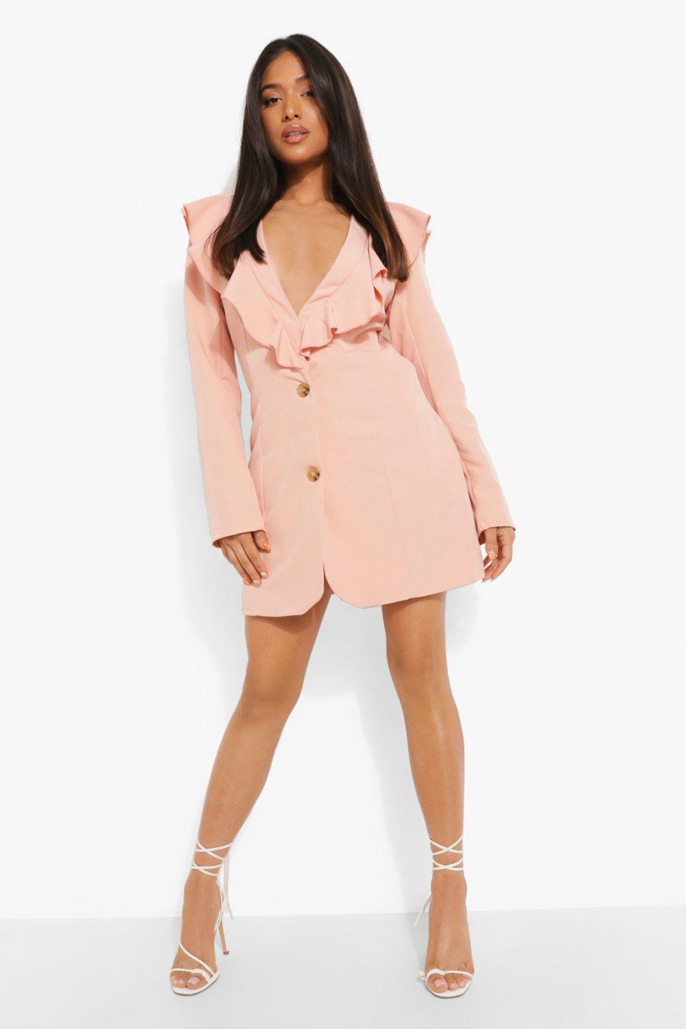 Petite Daisy Crystal Embellished Blazer Dress