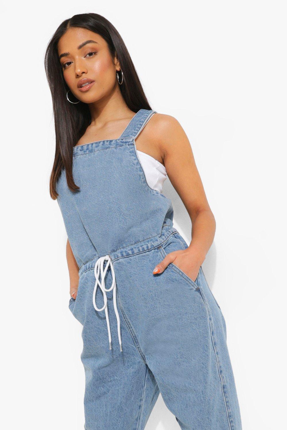 boohoo petite dungarees